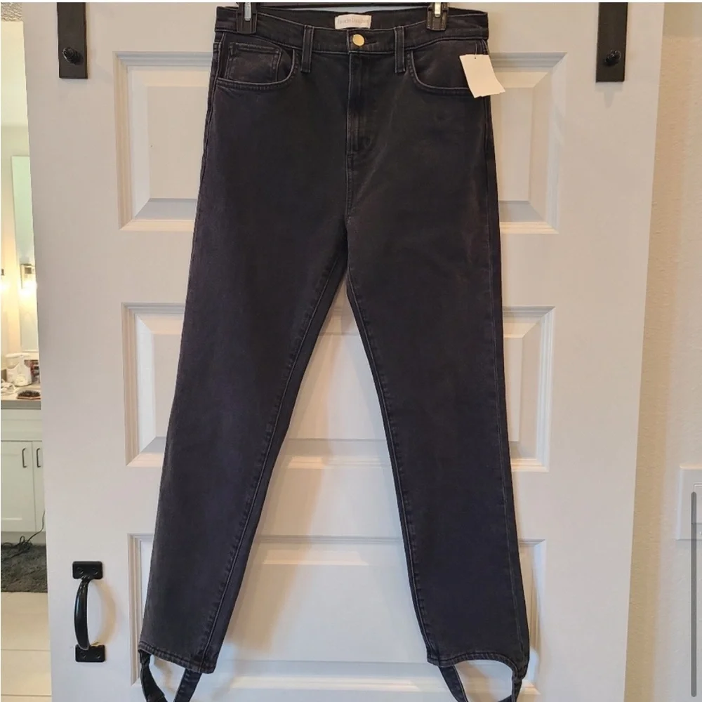 Favorite Daughter EVELYN HIGH RISE STRAIGHT pant in Black - Picture 3 of 11